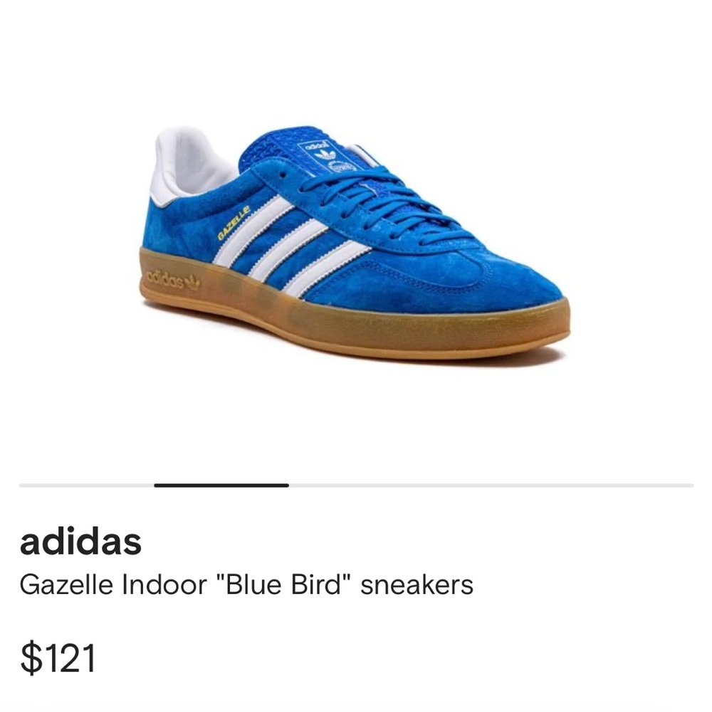 Adidas Blue Bird Sambas Size 6.5 - image 3